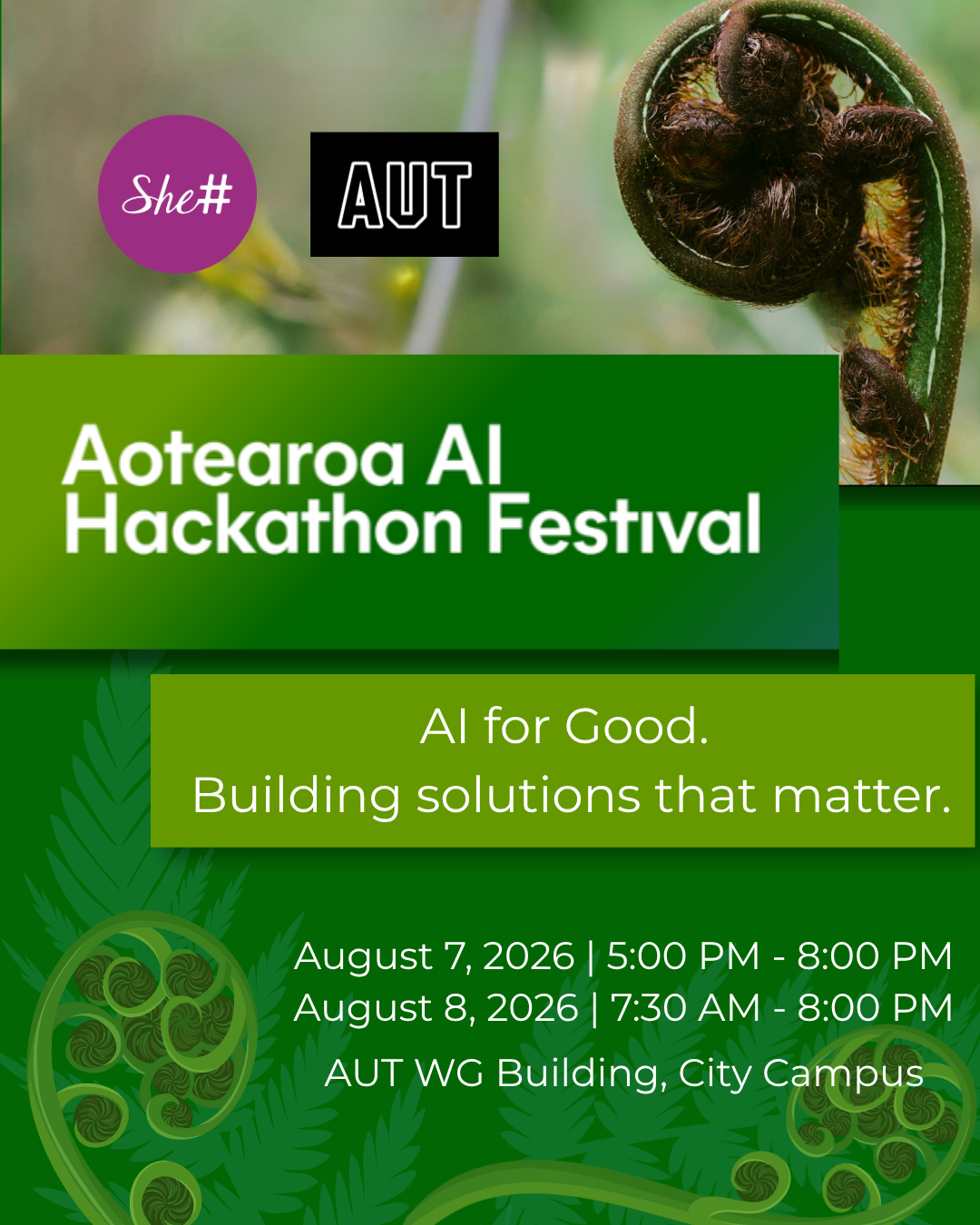 Aotearoa AI Hackathon Festival 2026 event cover