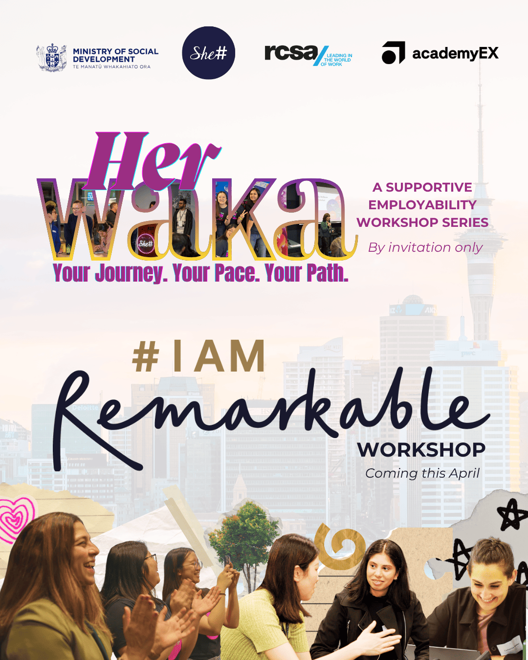 Her Waka April 2026 — #IAmRemarkable & Vibe Coding, delivered by SheSharp in Auckland