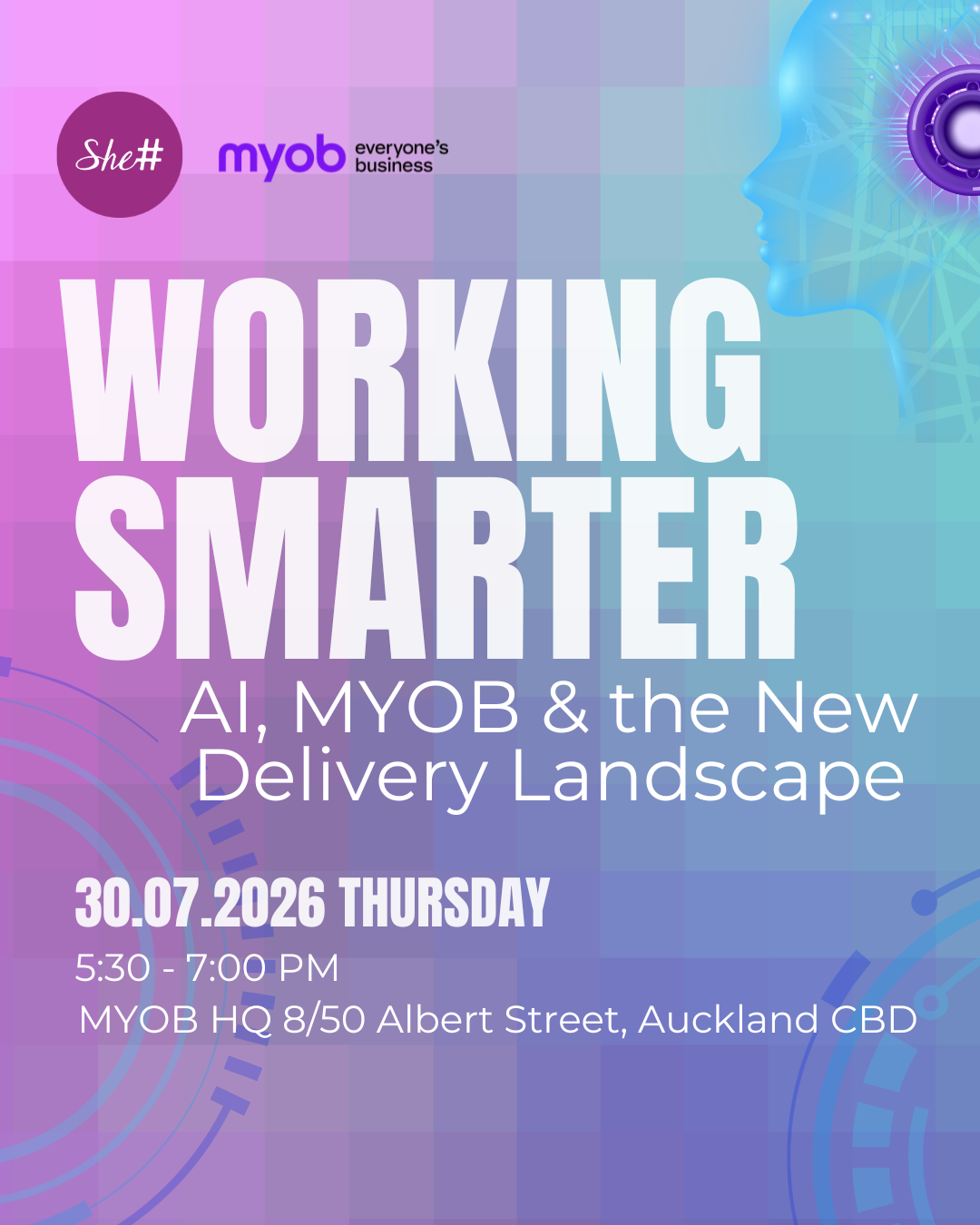 Working Smarter: AI, MYOB, and the New Delivery Landscape event cover